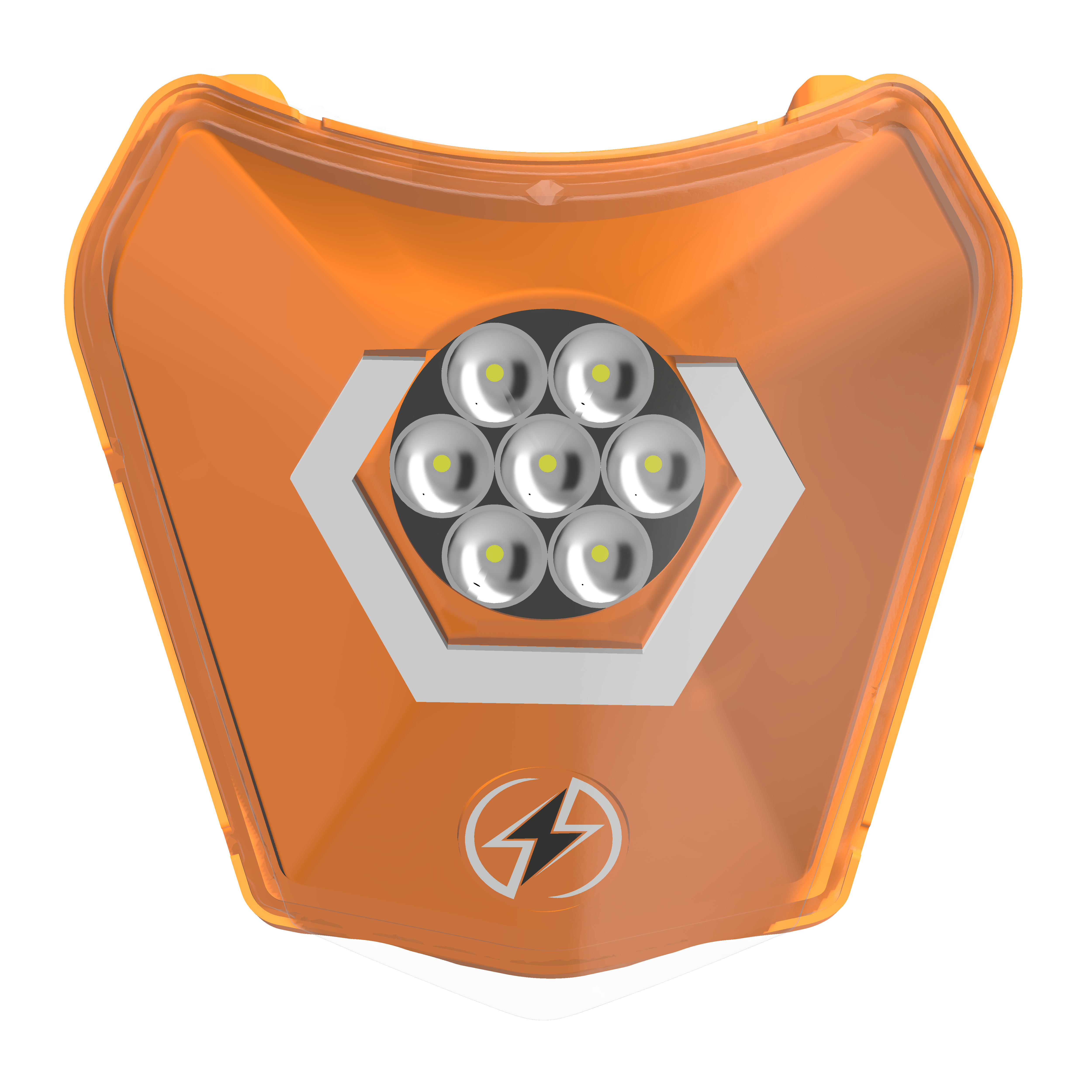 Faro 7 LED Energy Hexagonal KTM Bianco