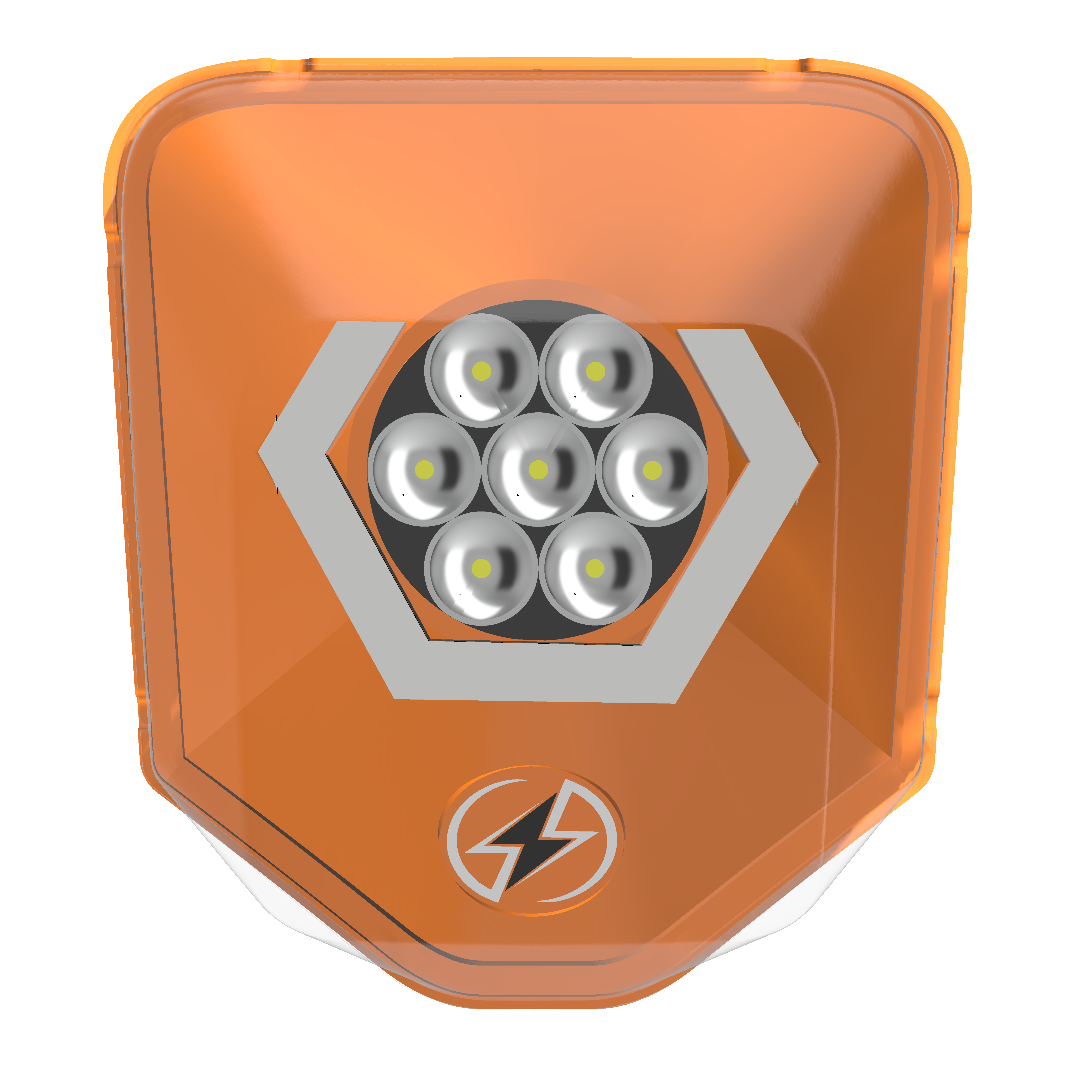 Faro 7 LED Energy Hexagonal HSQ Bianco