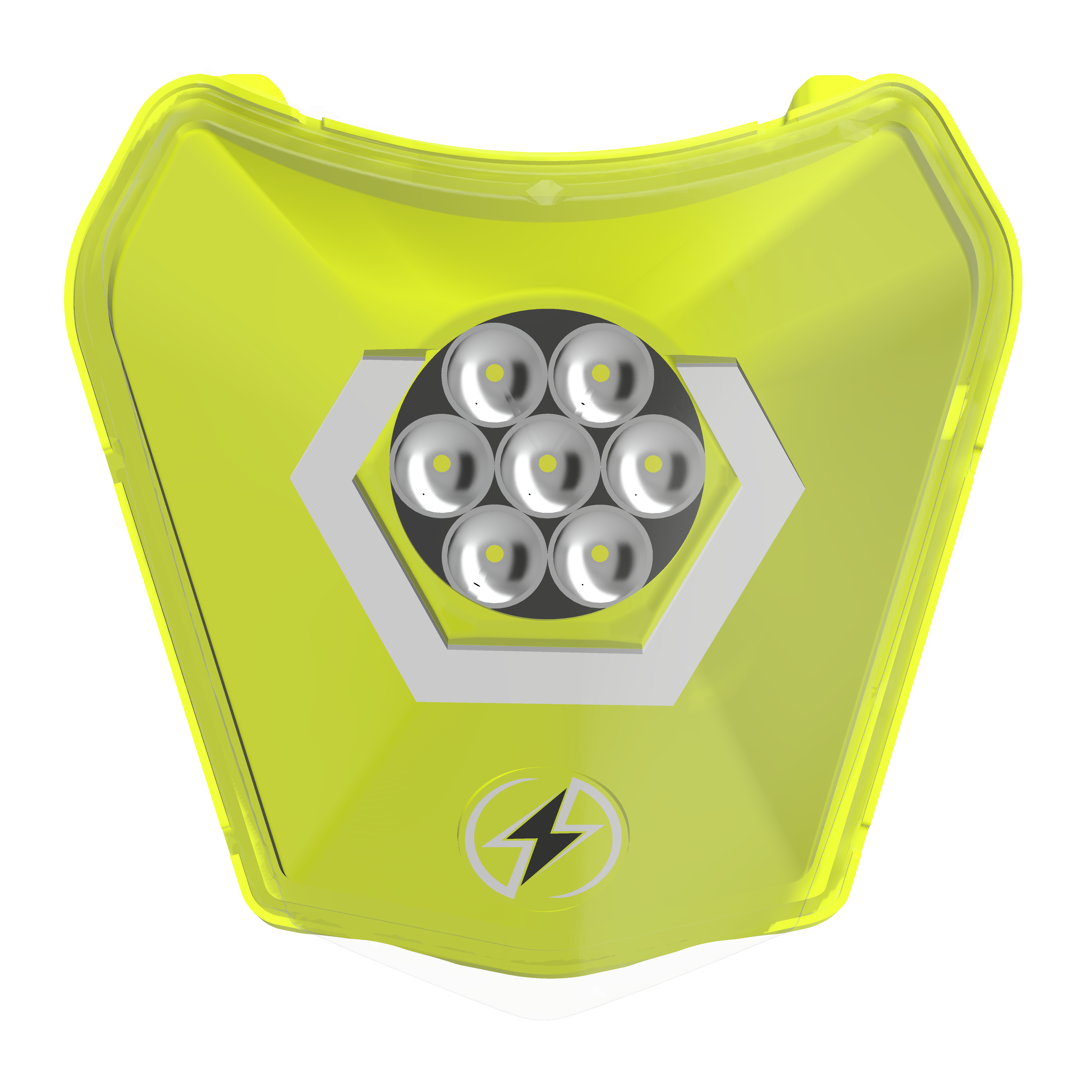 Faro 7 LED Energy Hexagonal KTM Bianco