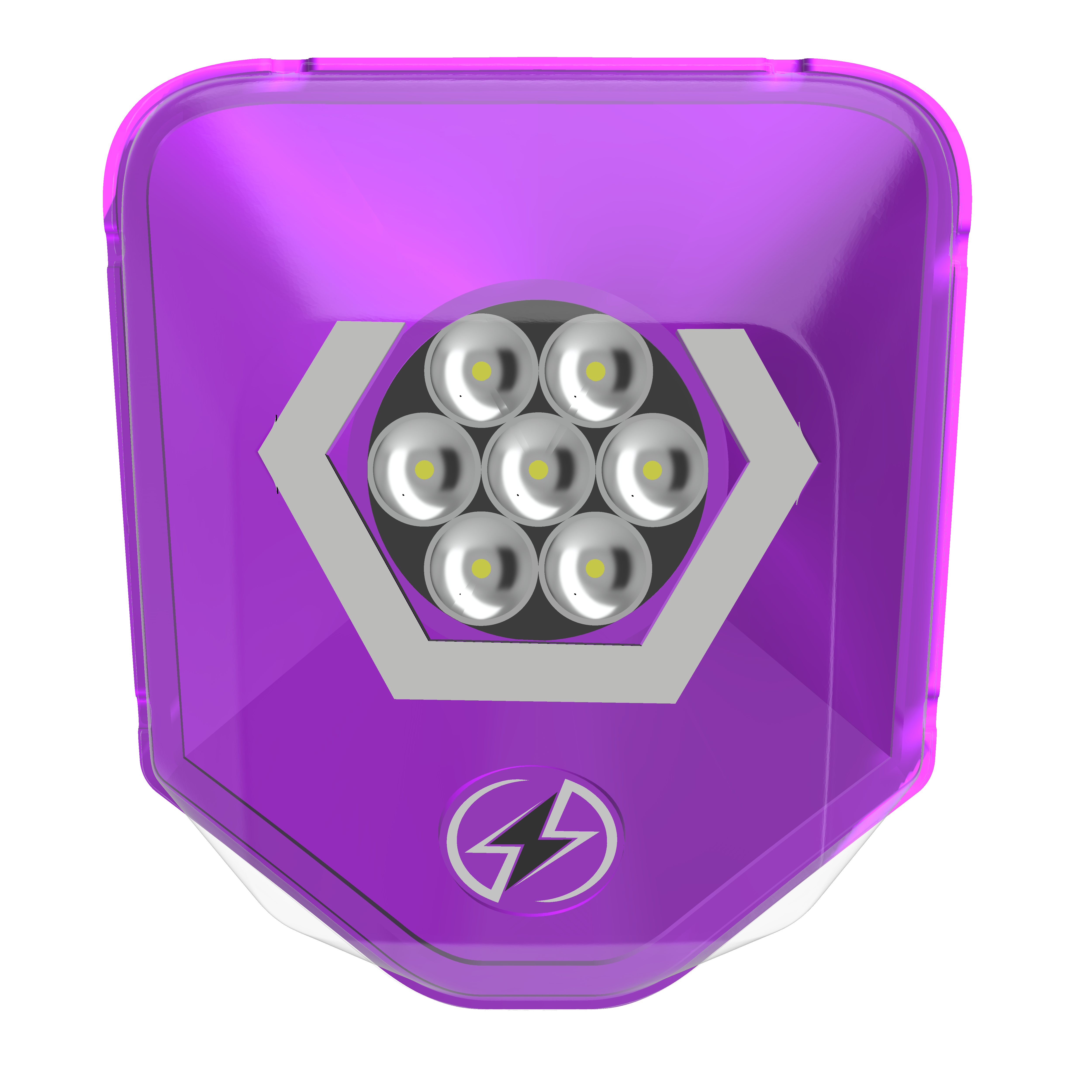 Faro 7 LED Energy Hexagonal HSQ Bianco