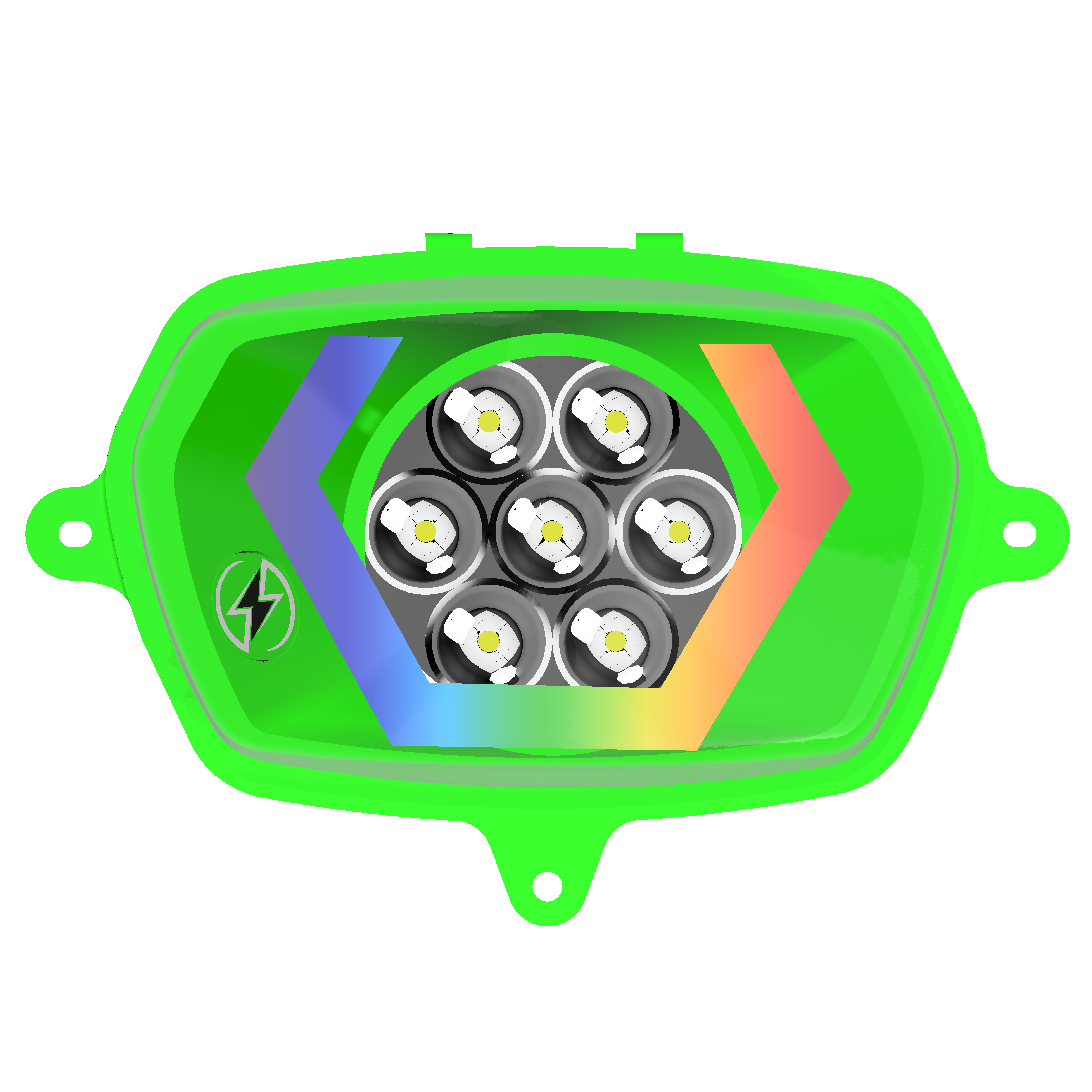 Faro 7 LED Energy Hexagonal