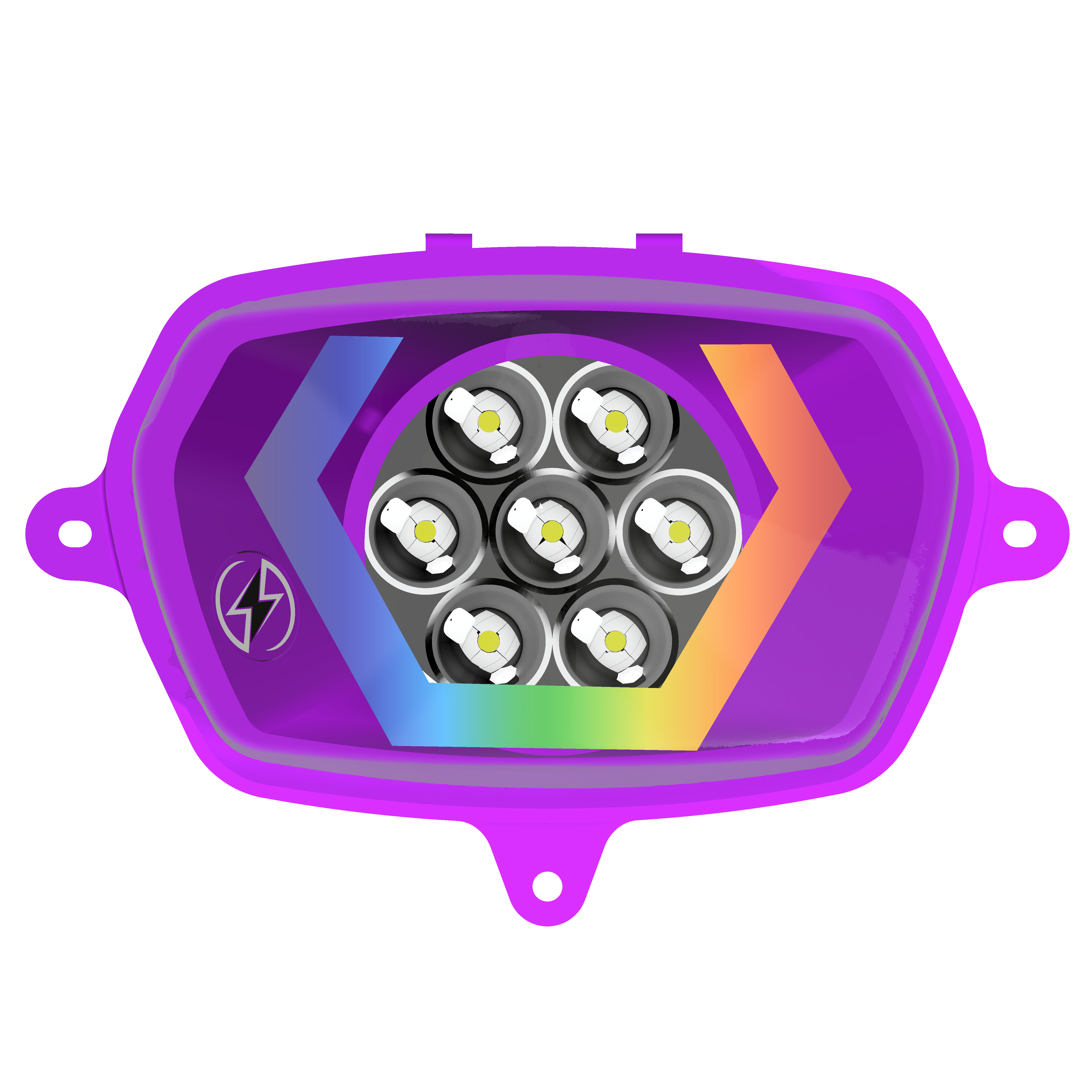 Faro 7 LED Energy Hexagonal