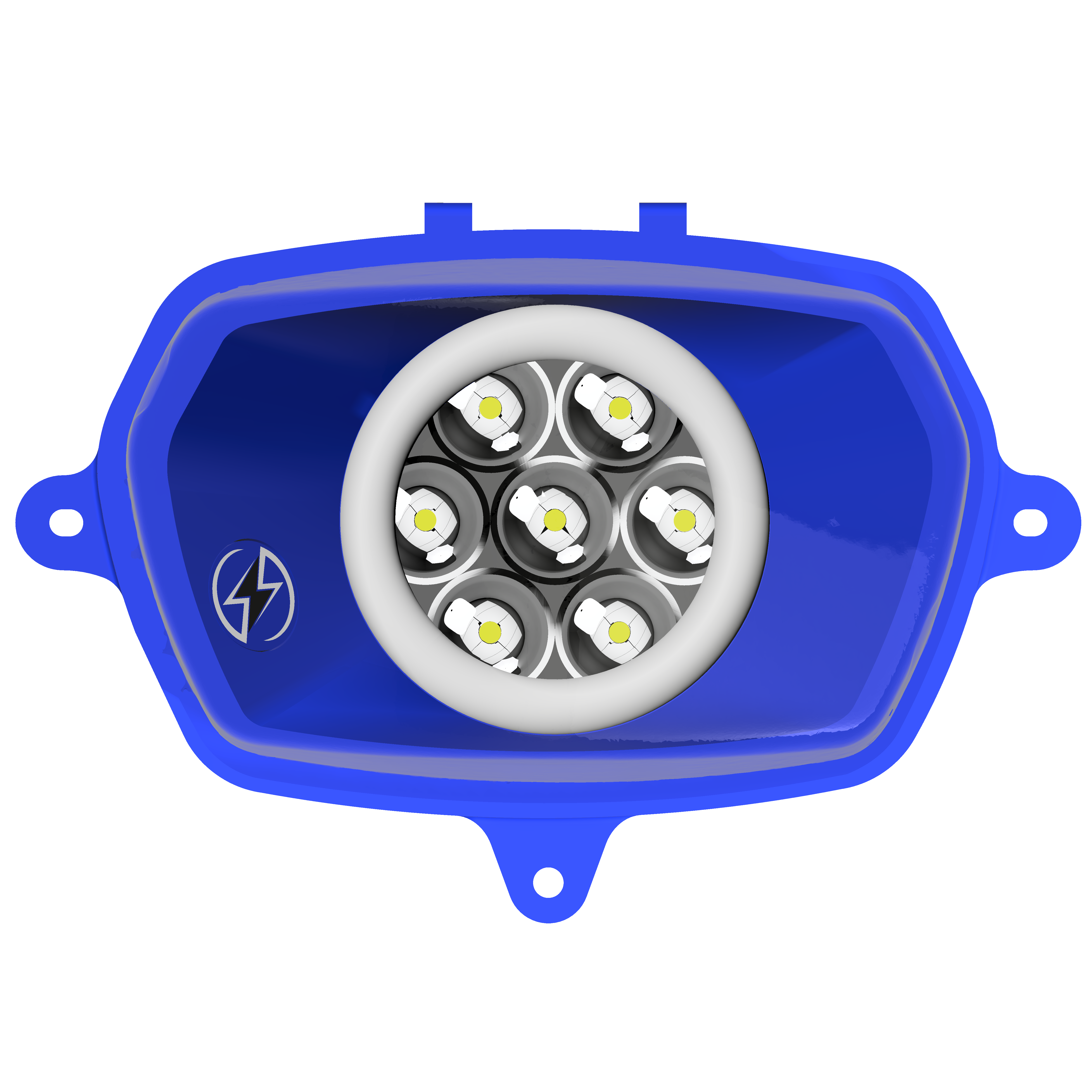 Faro 7 LED Angel Eye Bianco