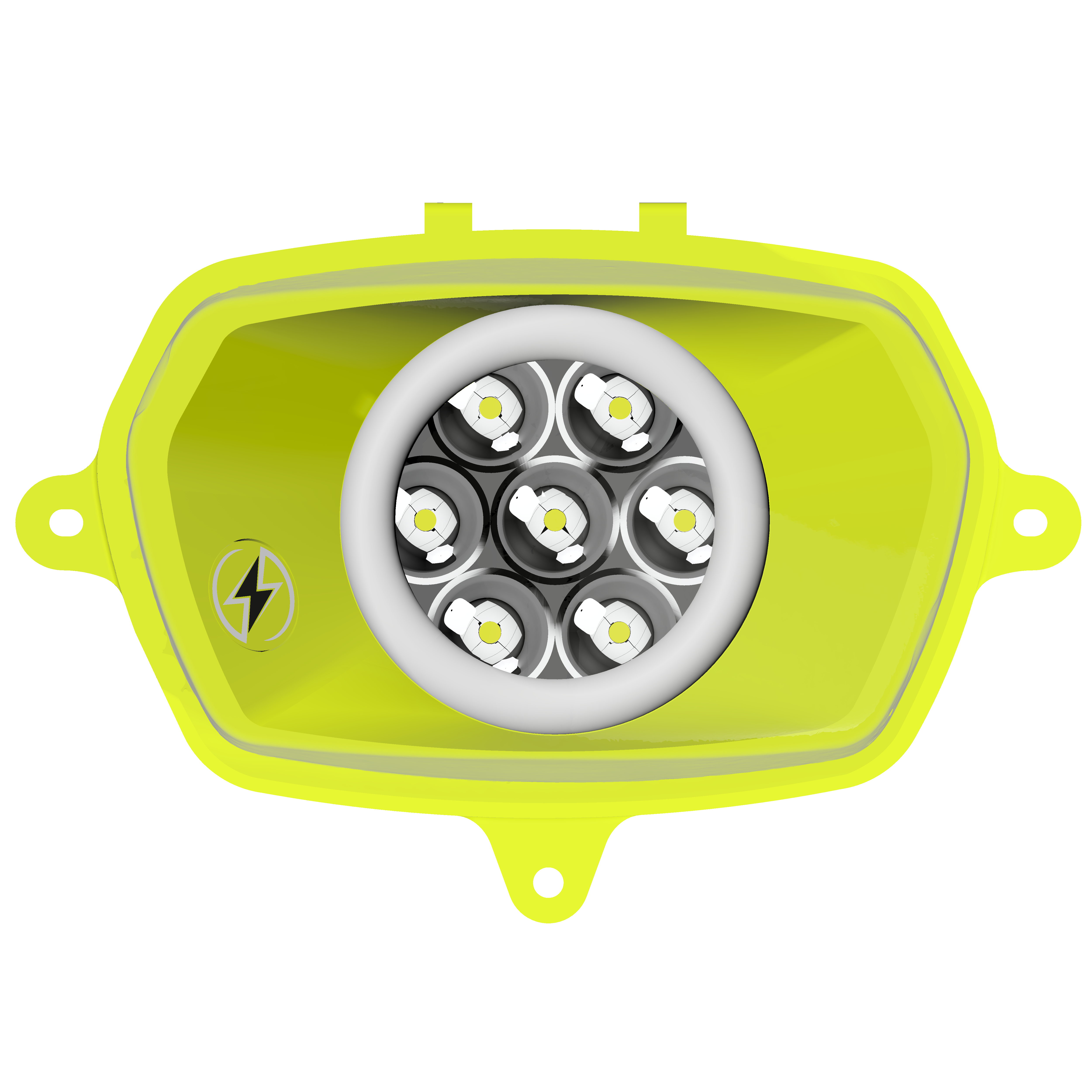 Faro 7 LED Angel Eye Bianco