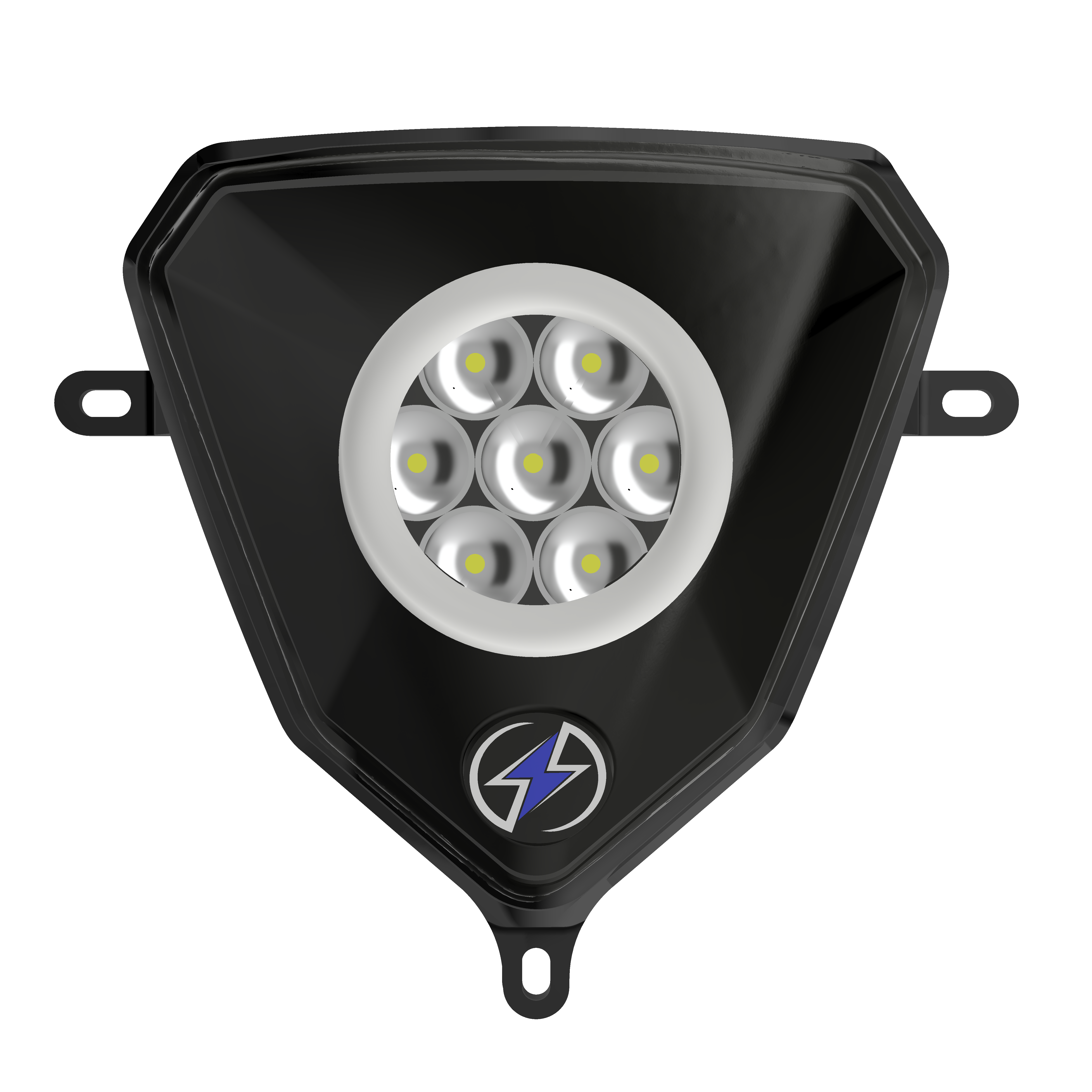 Faro 7 LED Angel Eye Beta Bianco