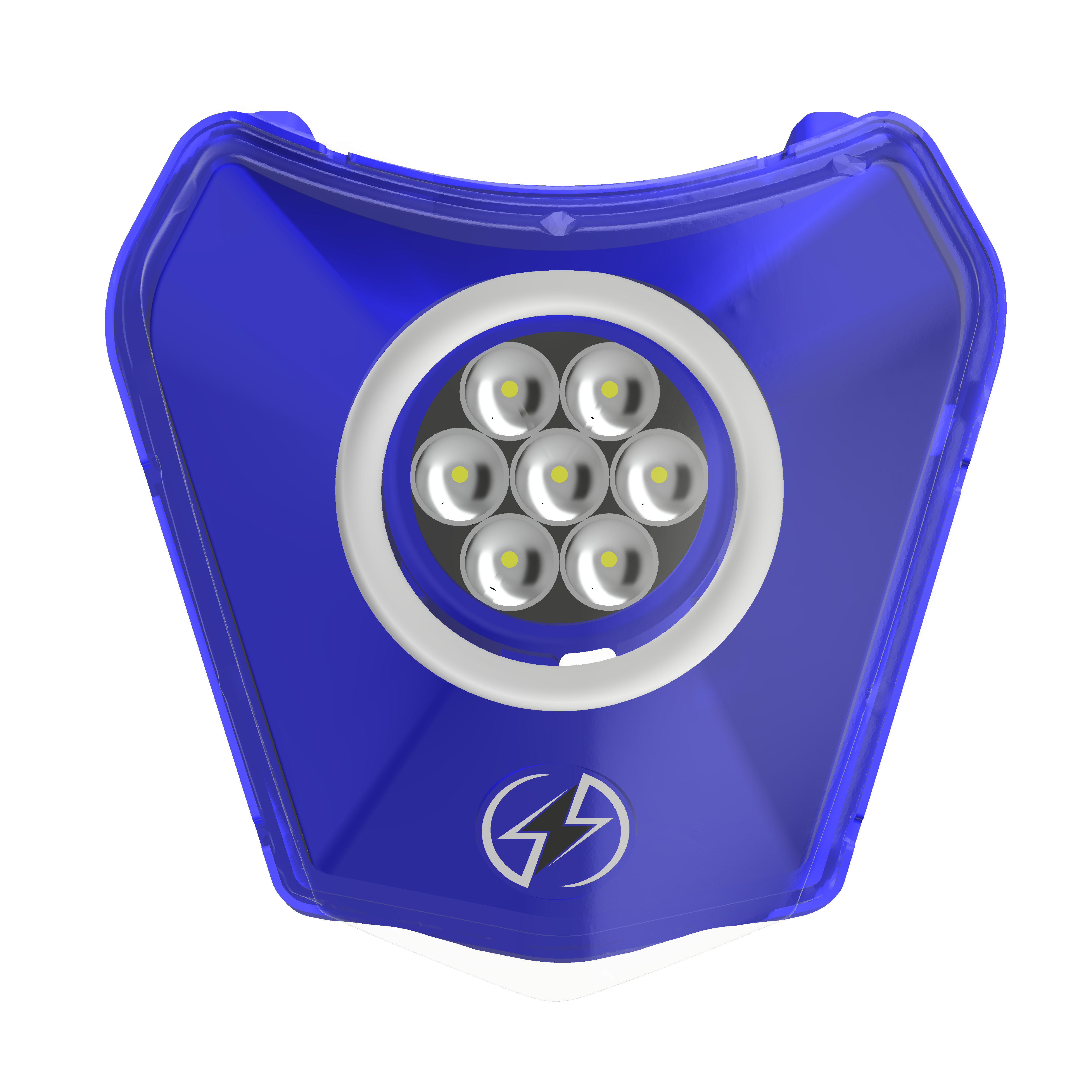 Faro 7 LED Angel Eye KTM Bianco