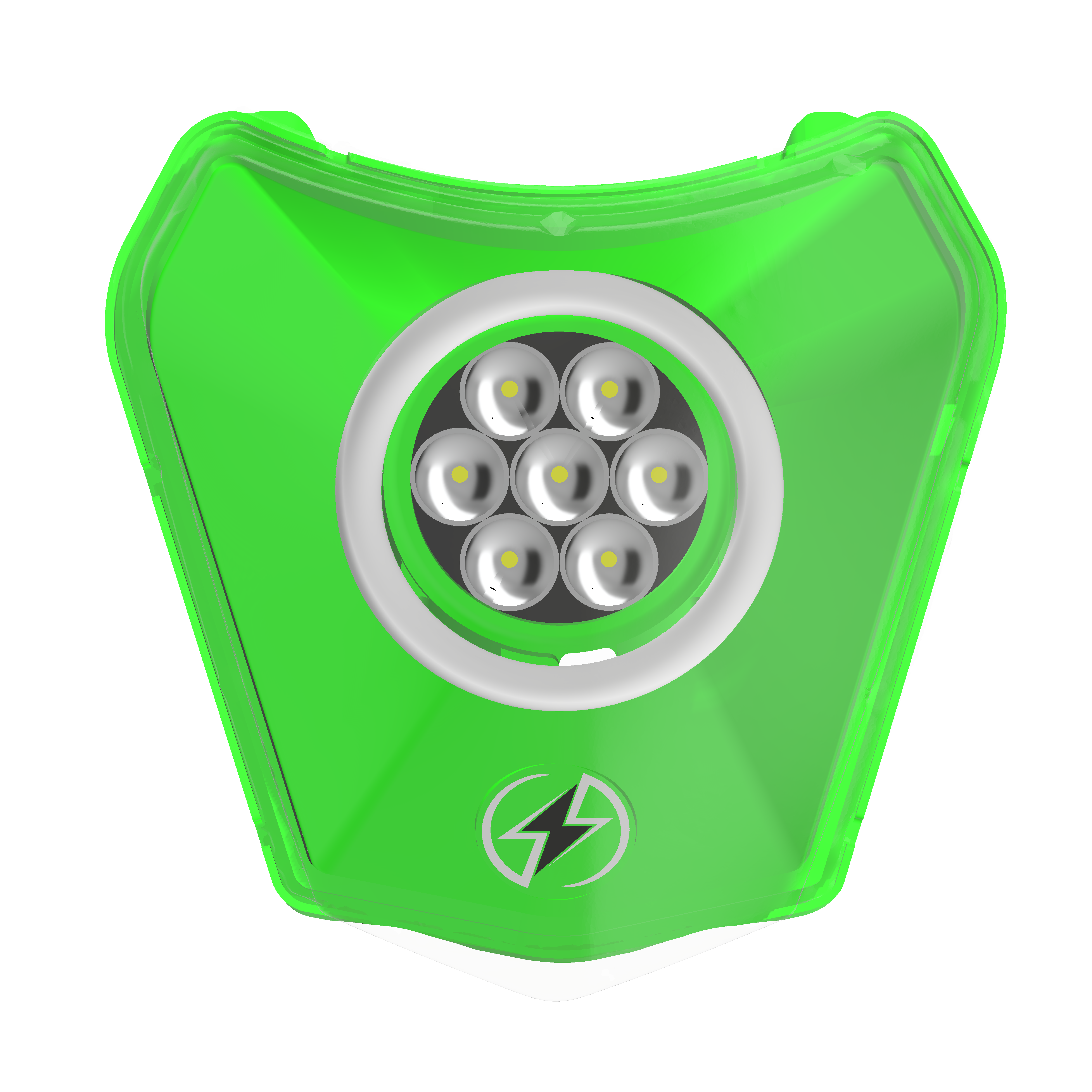 Faro 7 LED Angel Eye KTM Bianco
