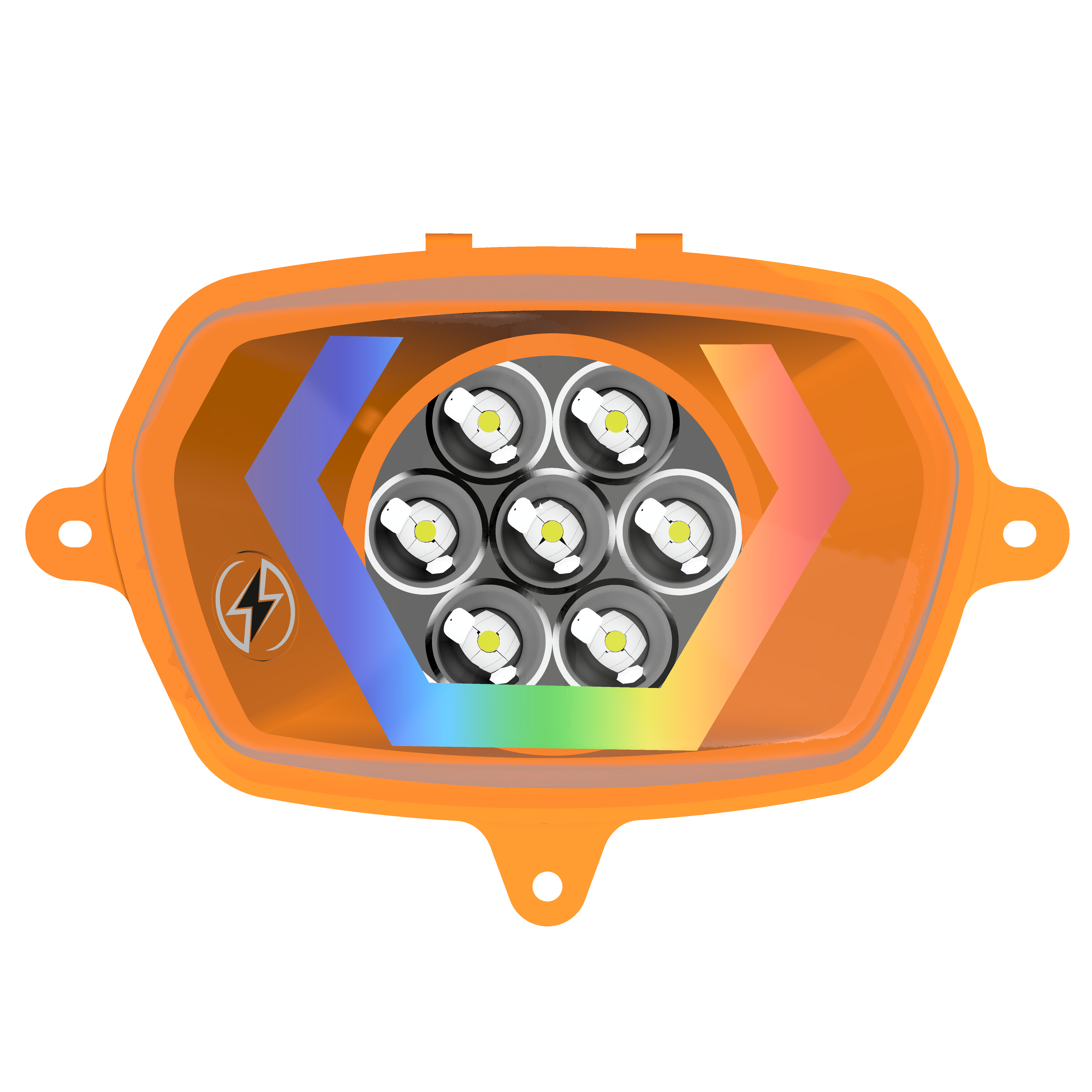 Faro 7 LED Energy Hexagonal
