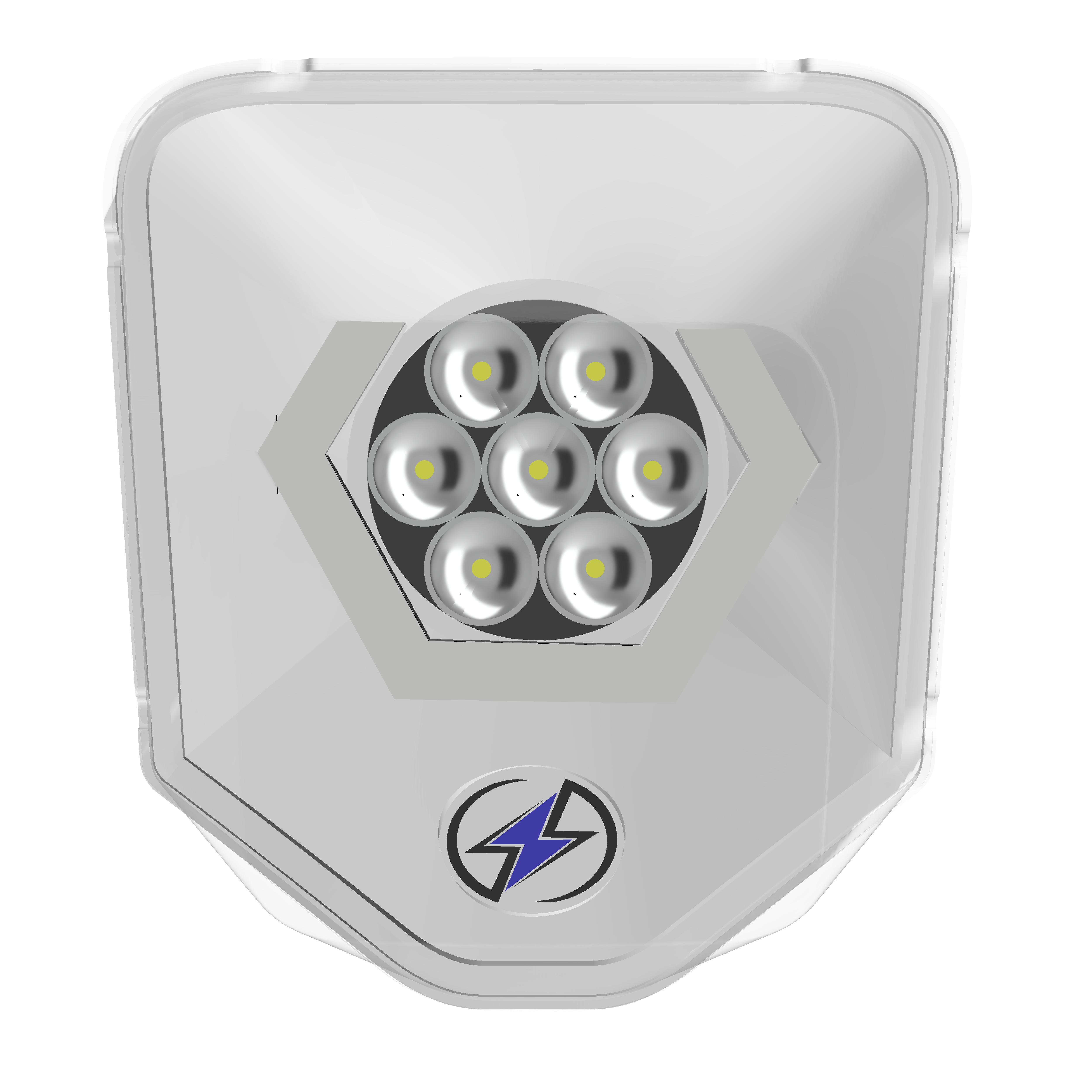 Faro 7 LED Energy Hexagonal HSQ Bianco