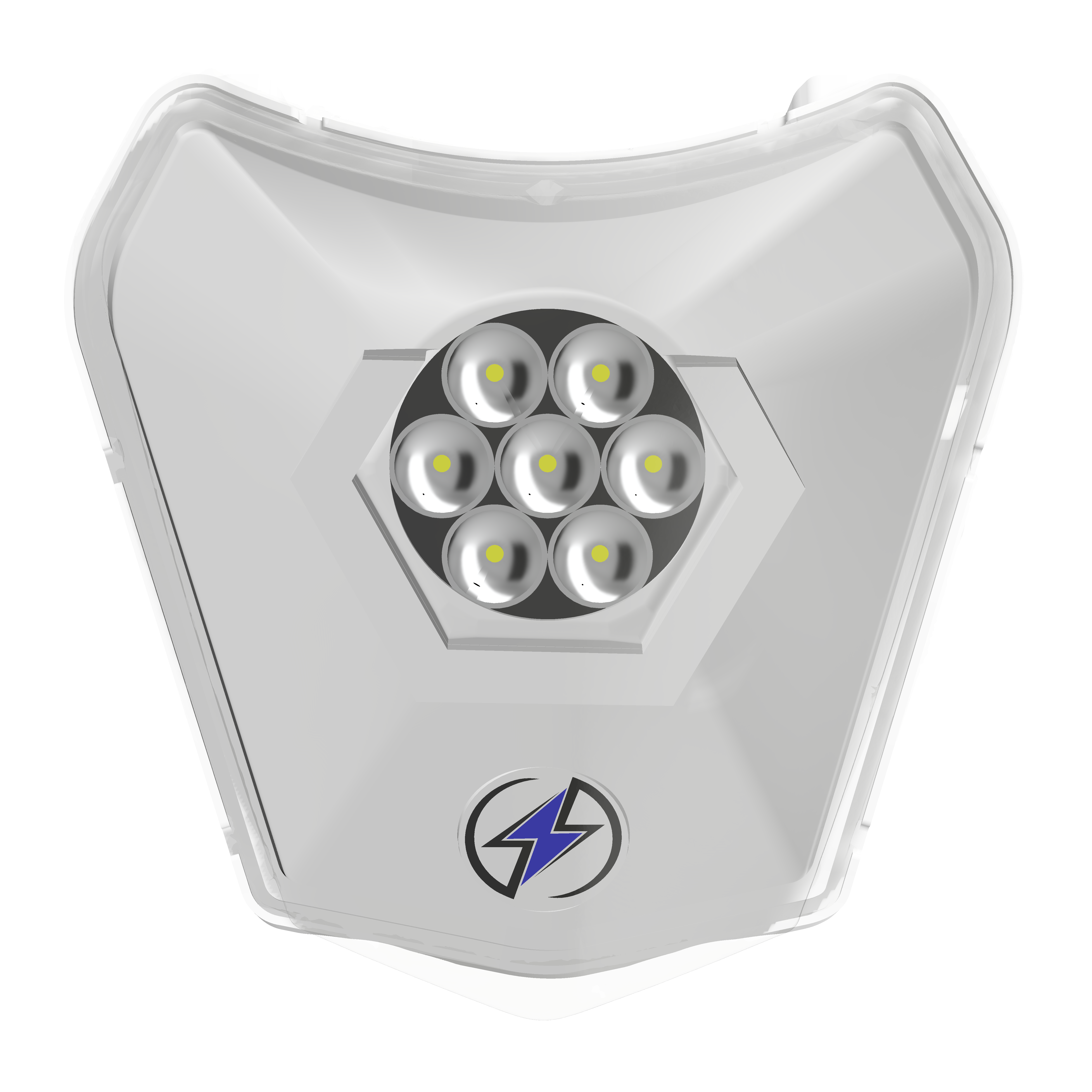 Faro 7 LED Energy Hexagonal KTM Bianco