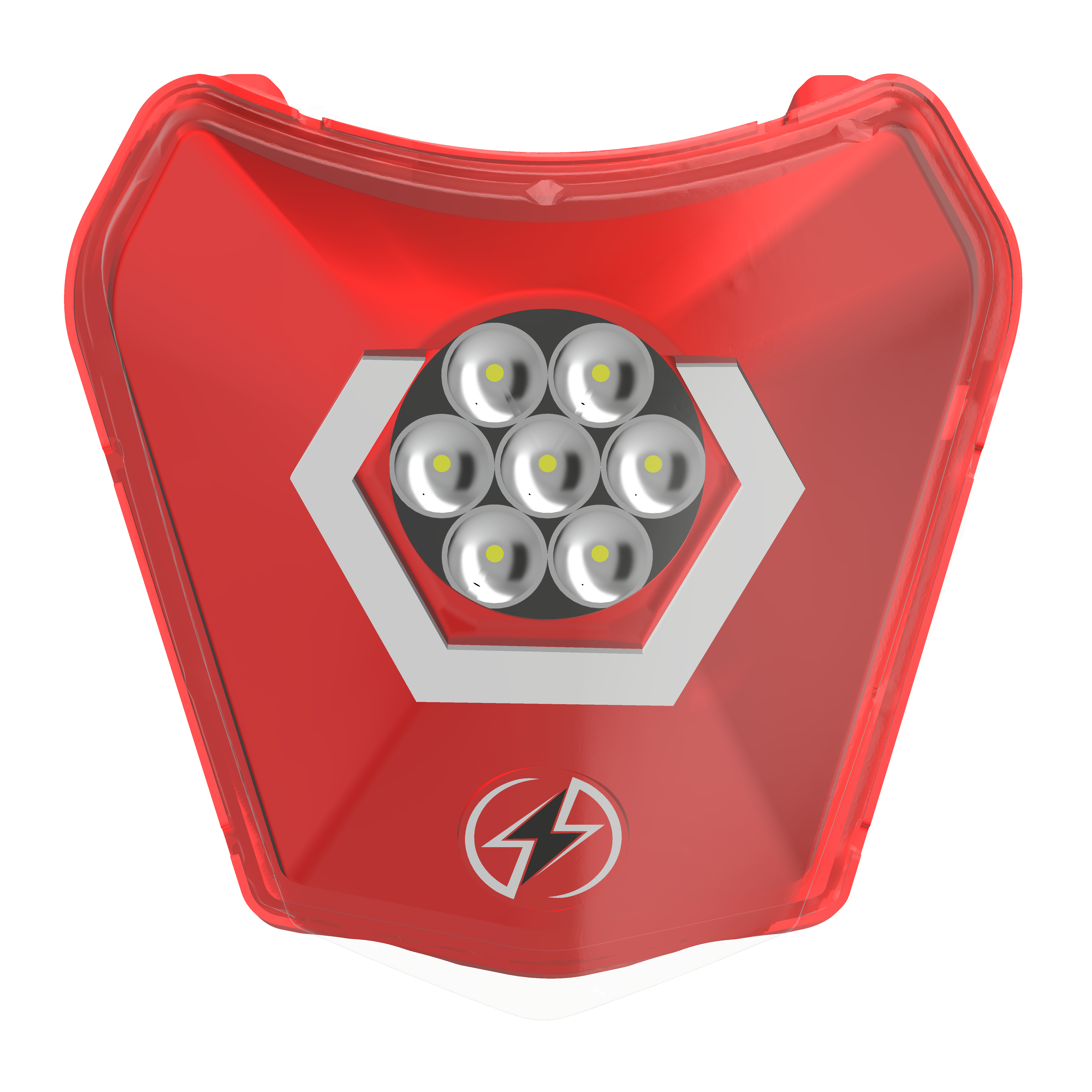 Faro 7 LED Energy Hexagonal KTM Bianco