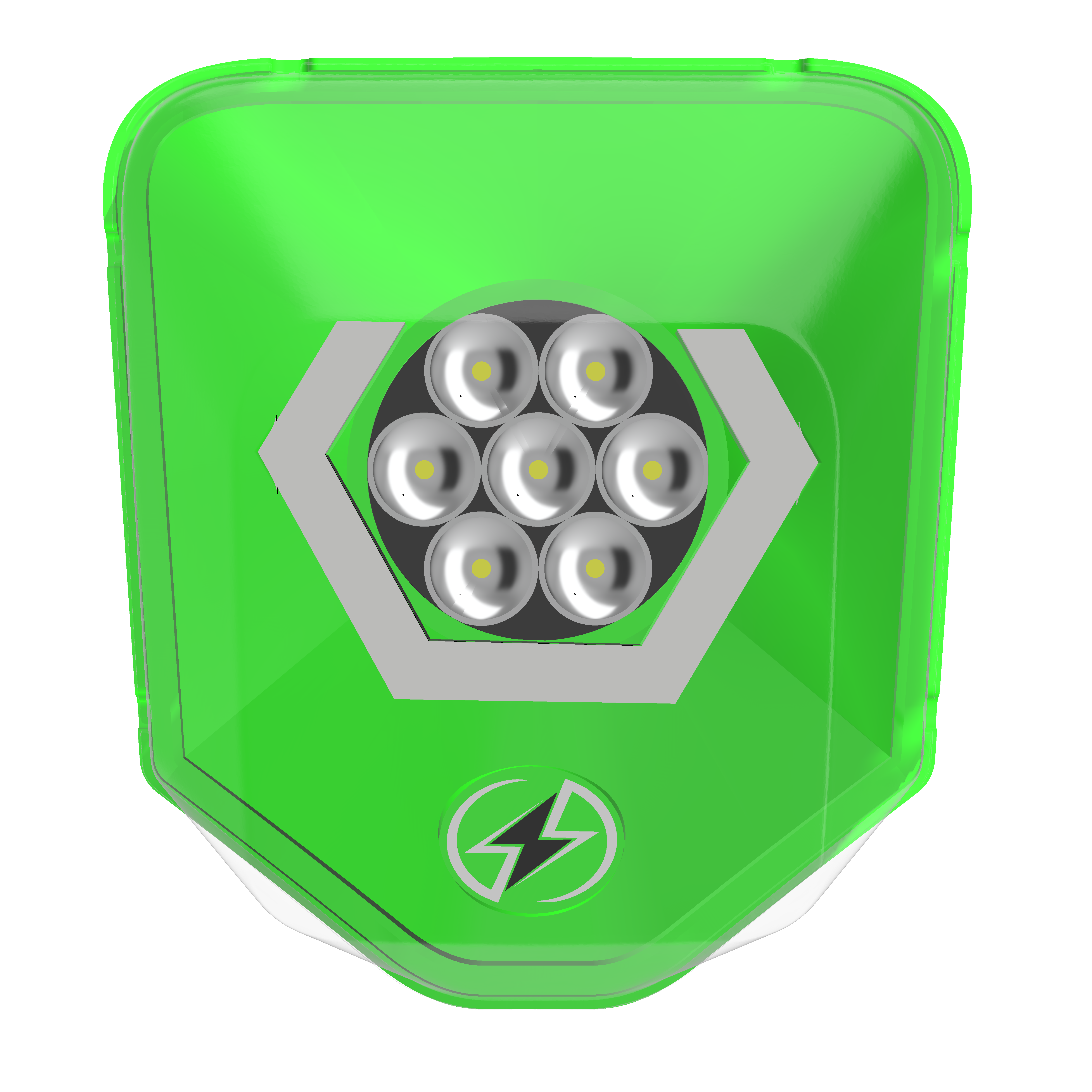 Faro 7 LED Energy Hexagonal HSQ Bianco