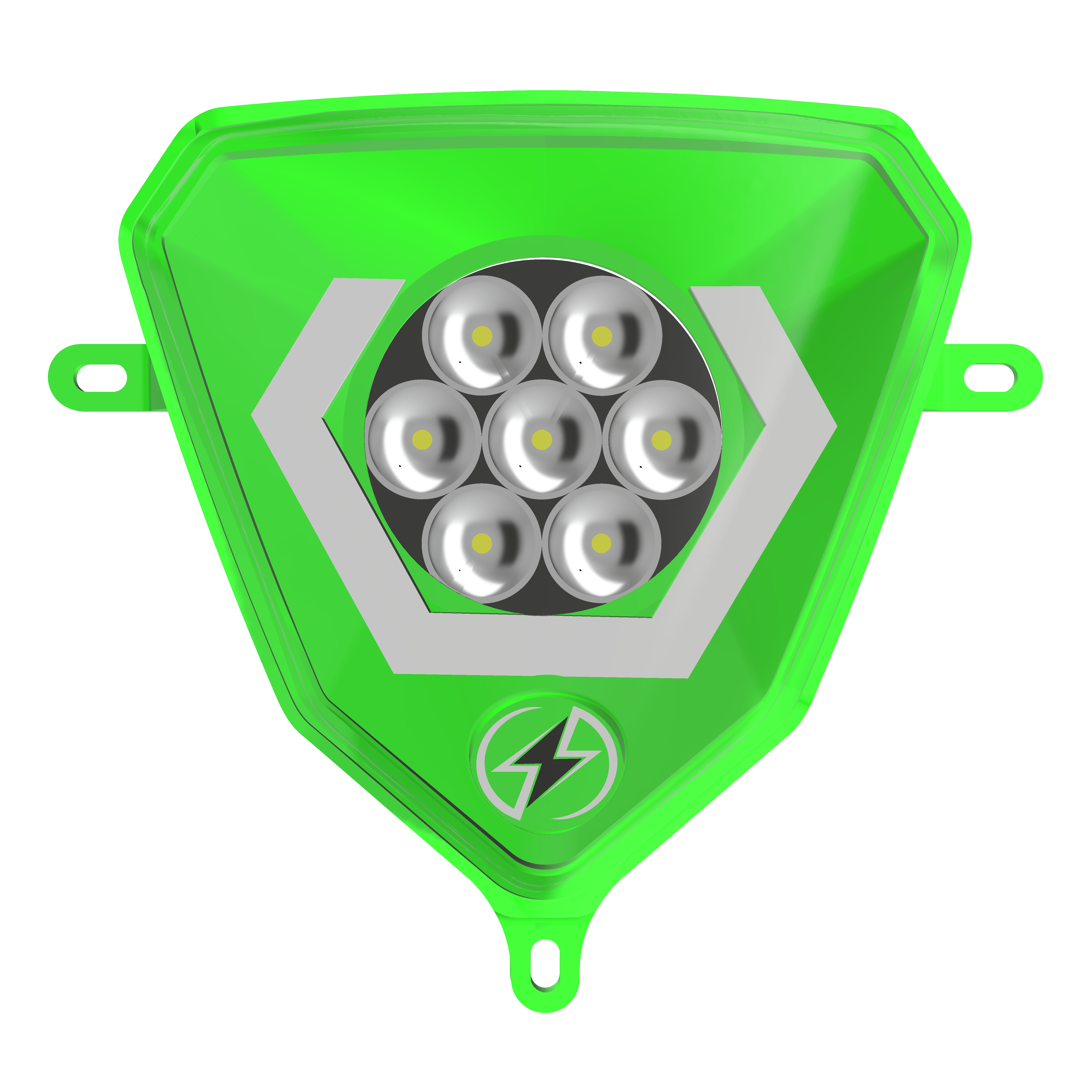 Faro 7 LED Energy Hexagonal Beta Bianco