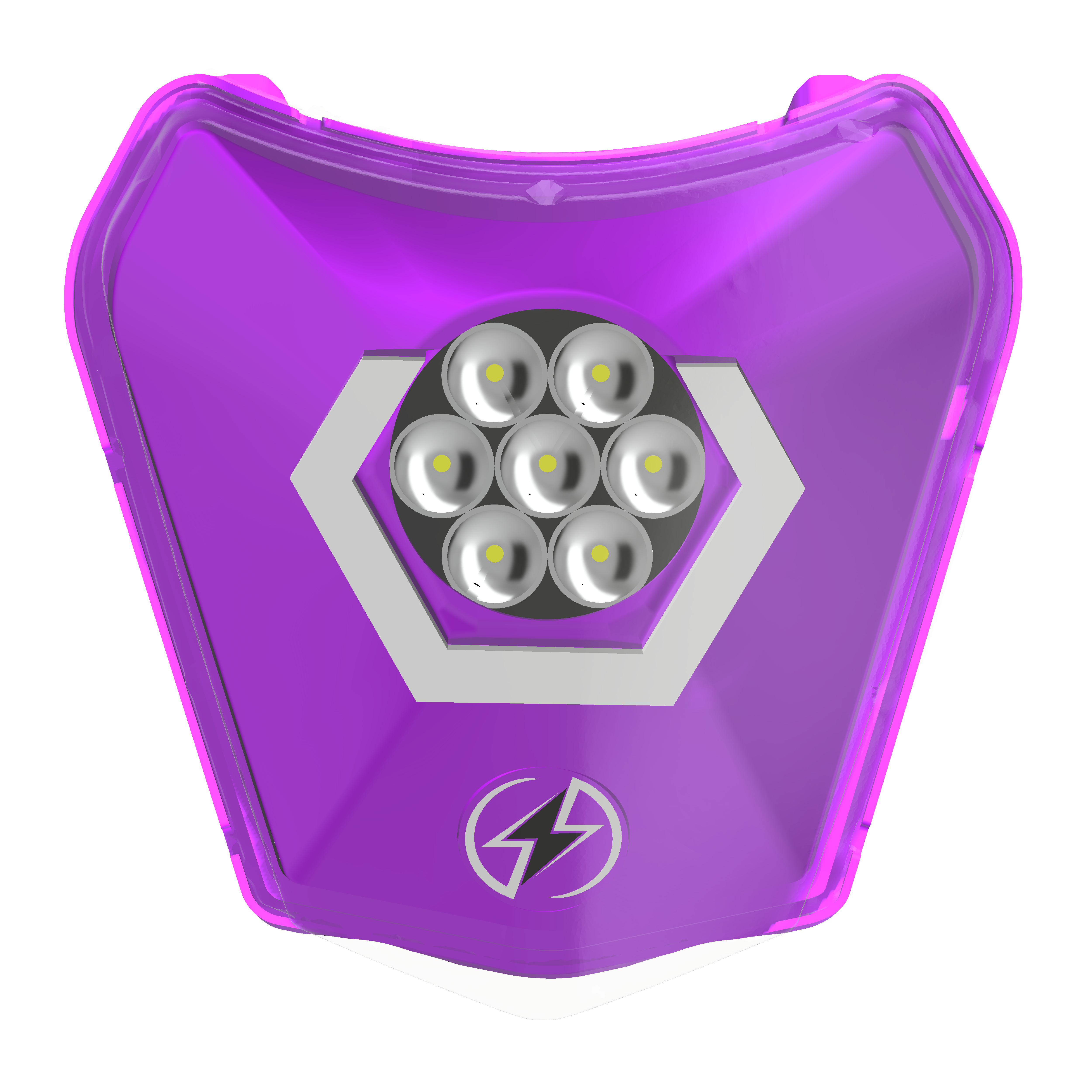 Faro 7 LED Energy Hexagonal KTM Bianco