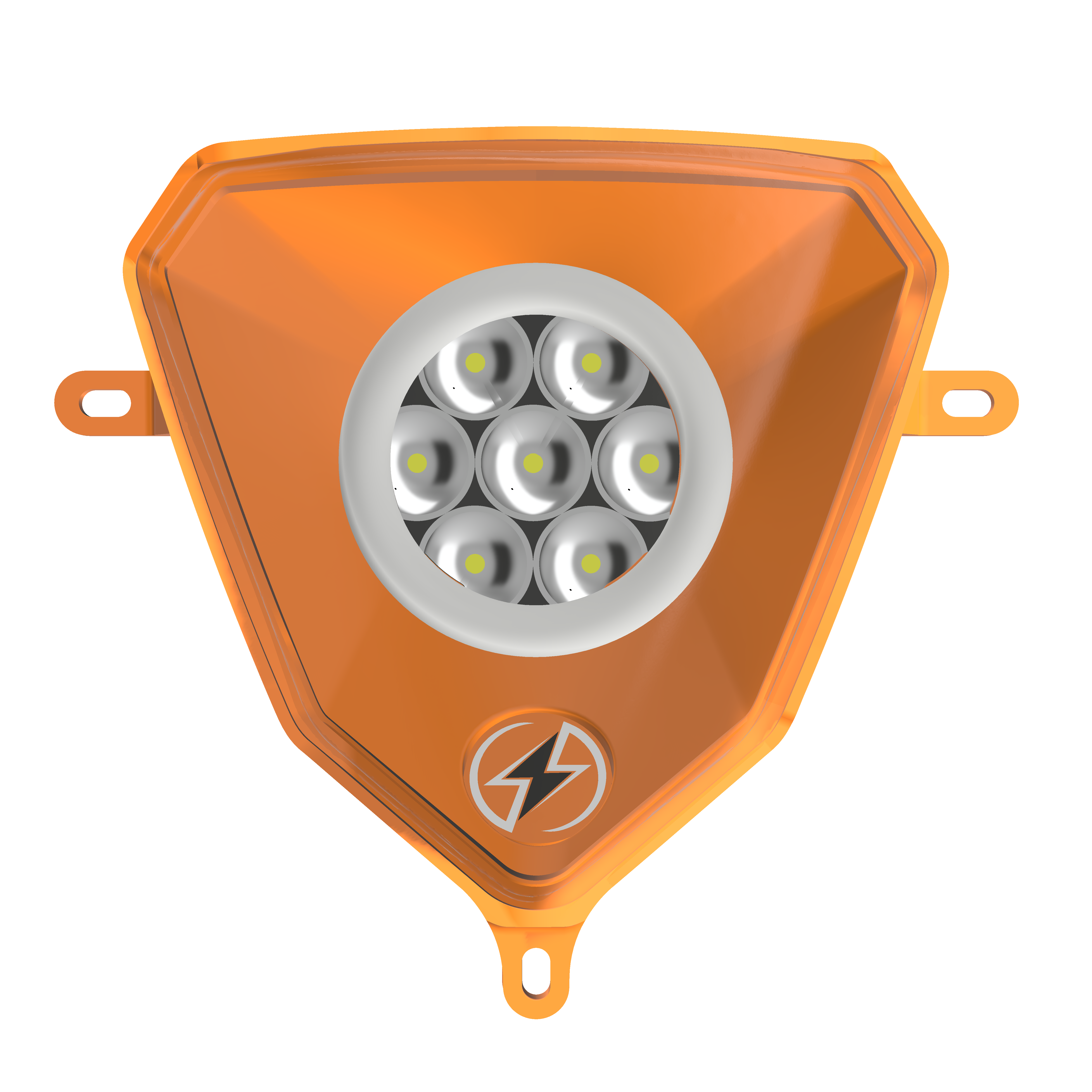 Faro 7 LED Angel Eye Beta Bianco