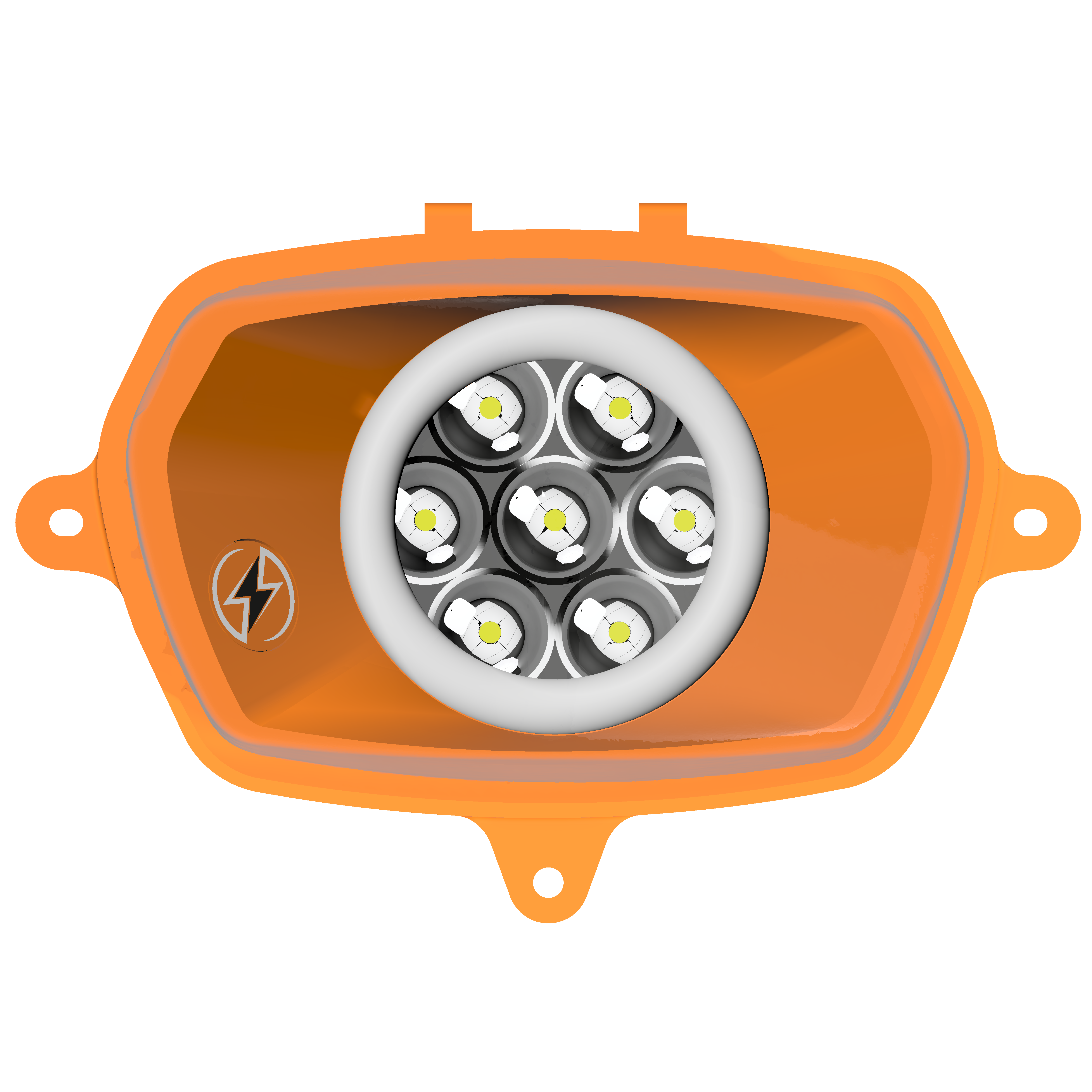 Faro 7 LED Angel Eye Bianco