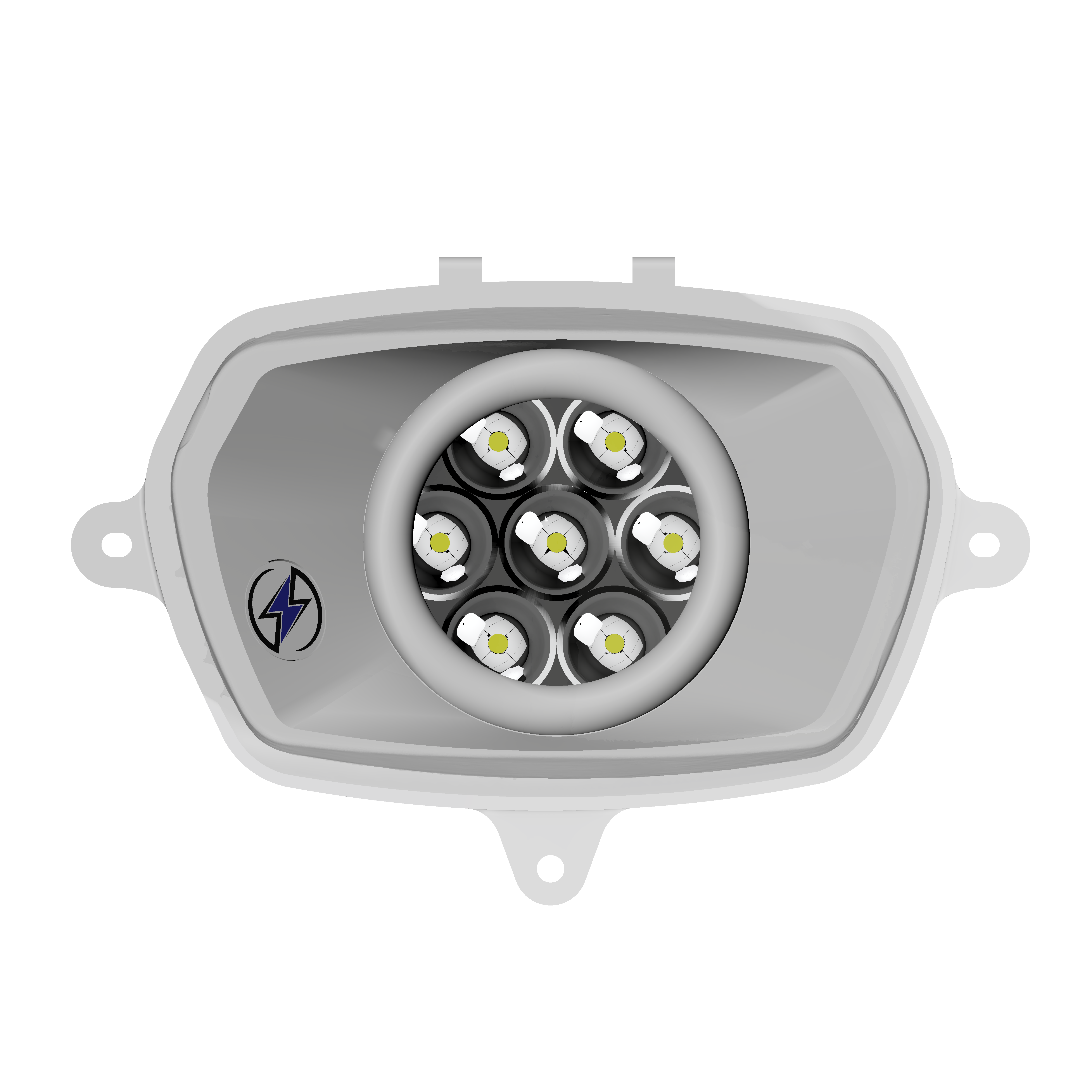 Faro 7 LED Angel Eye Bianco