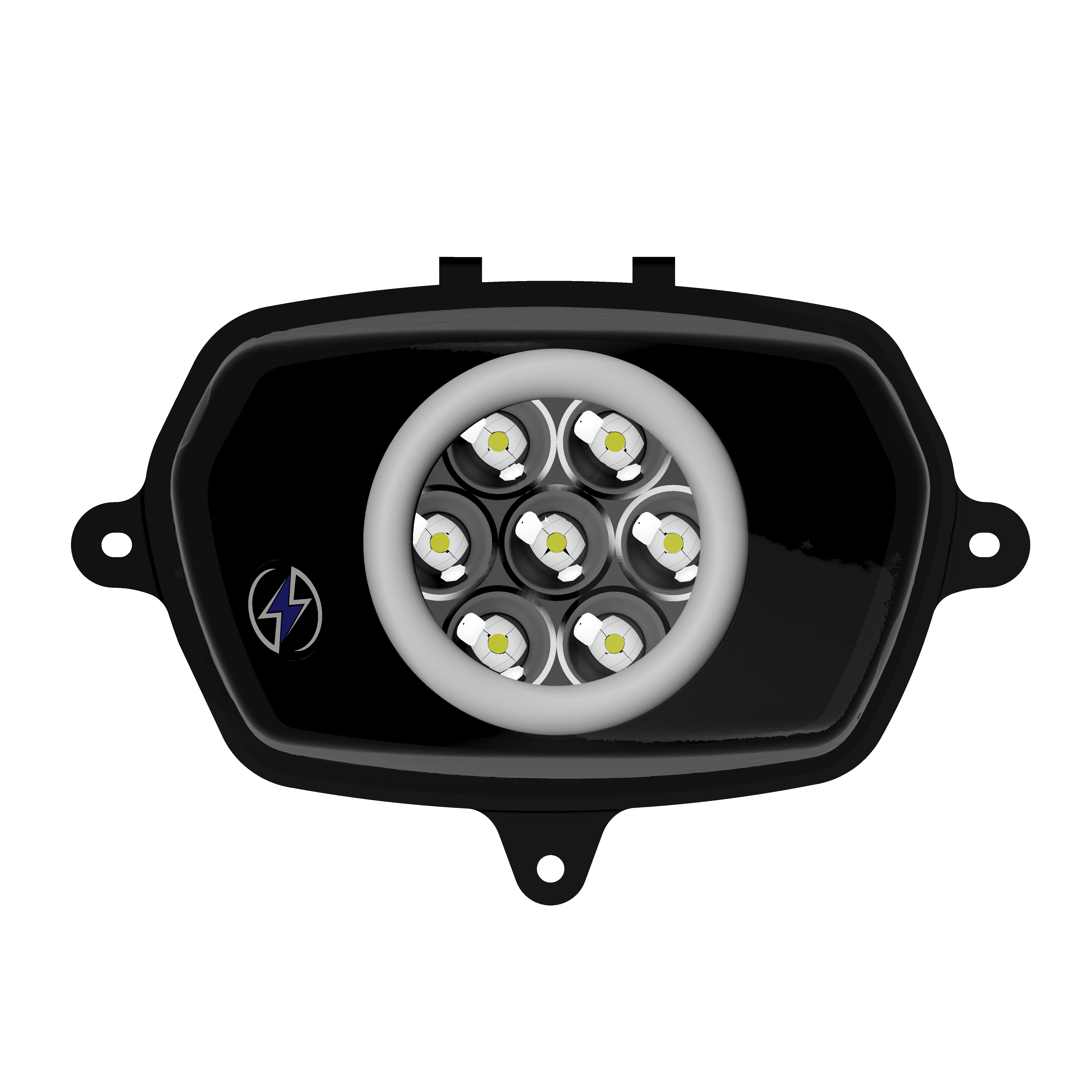 Faro 7 LED Angel Eye Bianco