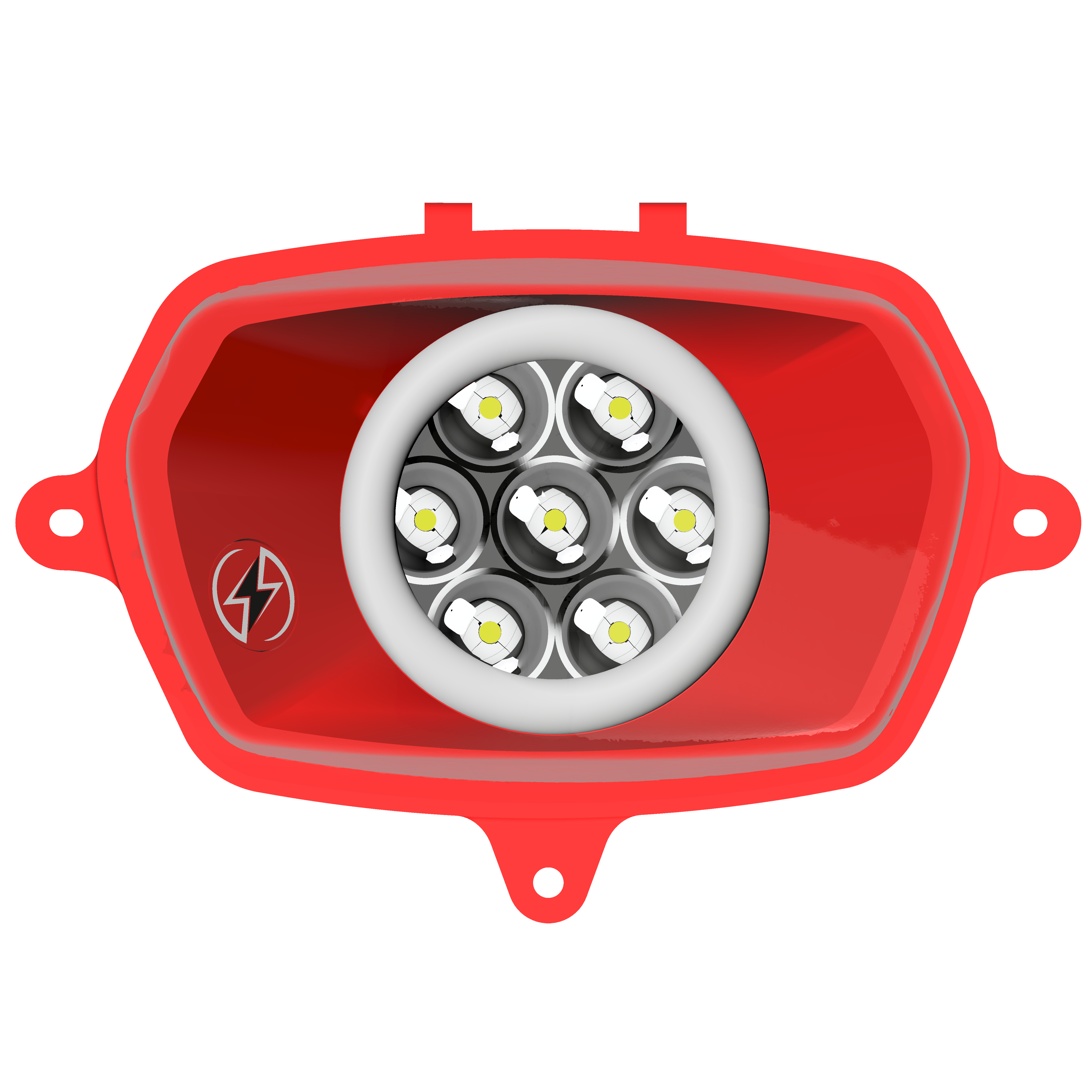 Faro 7 LED Angel Eye Bianco