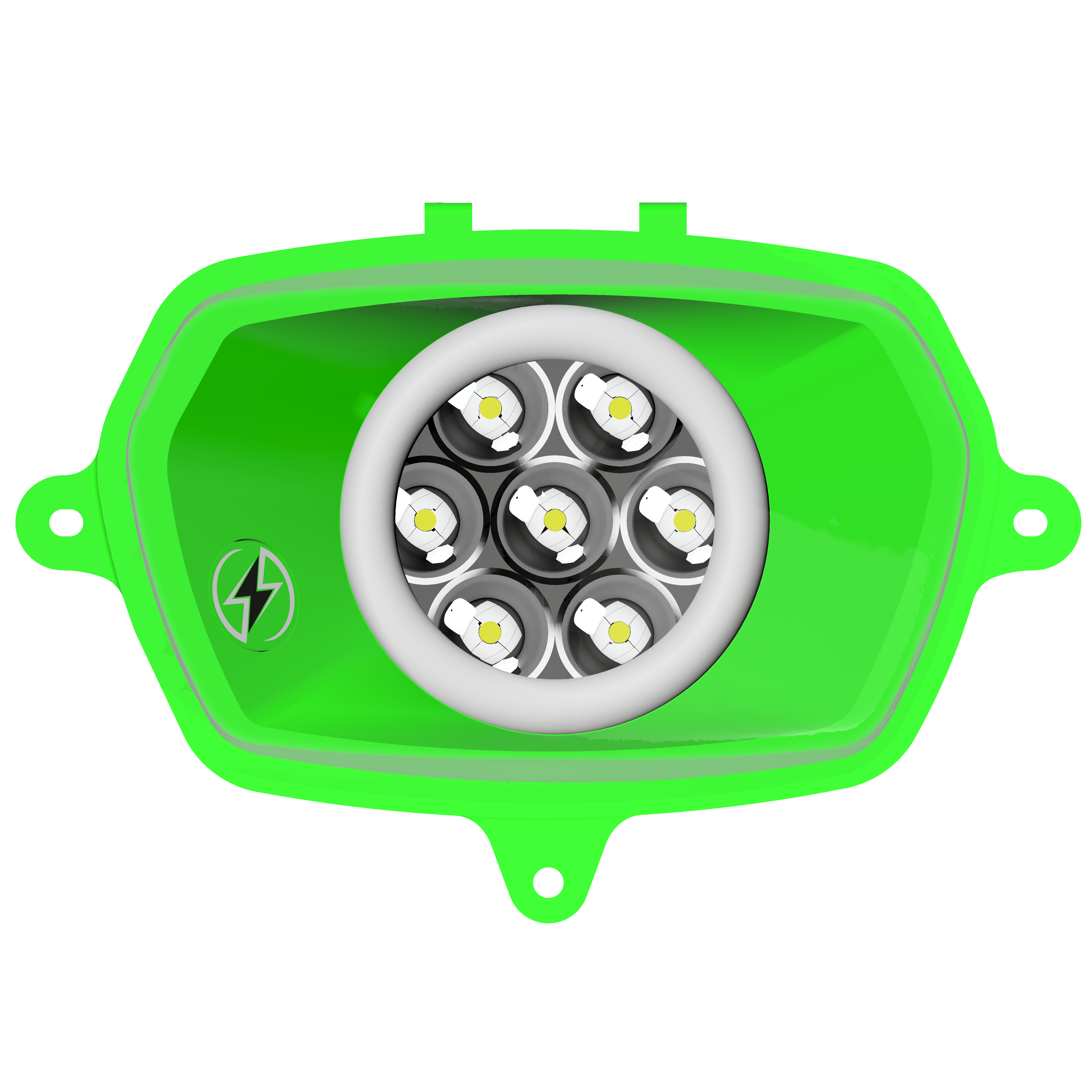 Faro 7 LED Angel Eye Bianco