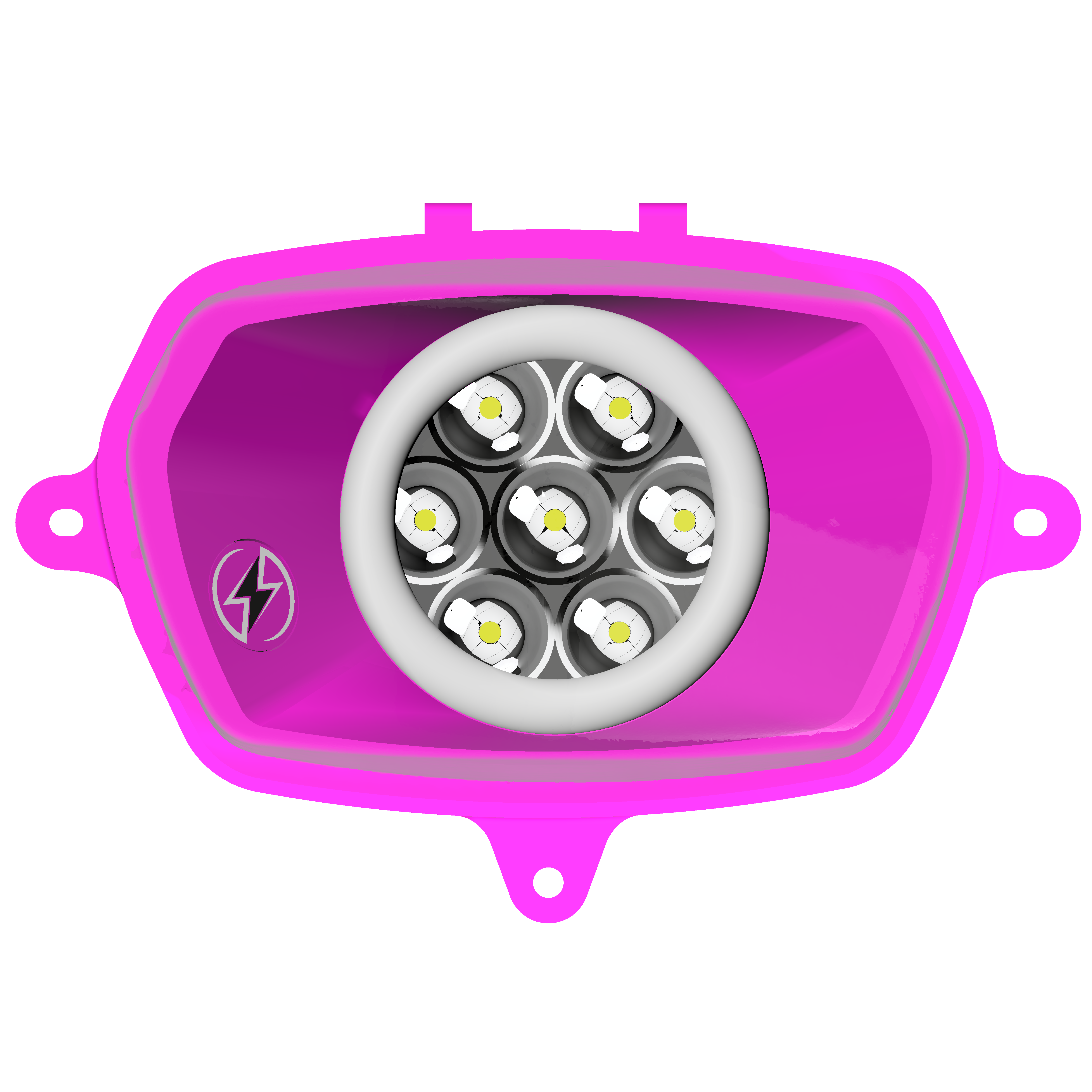 Faro 7 LED Angel Eye Bianco