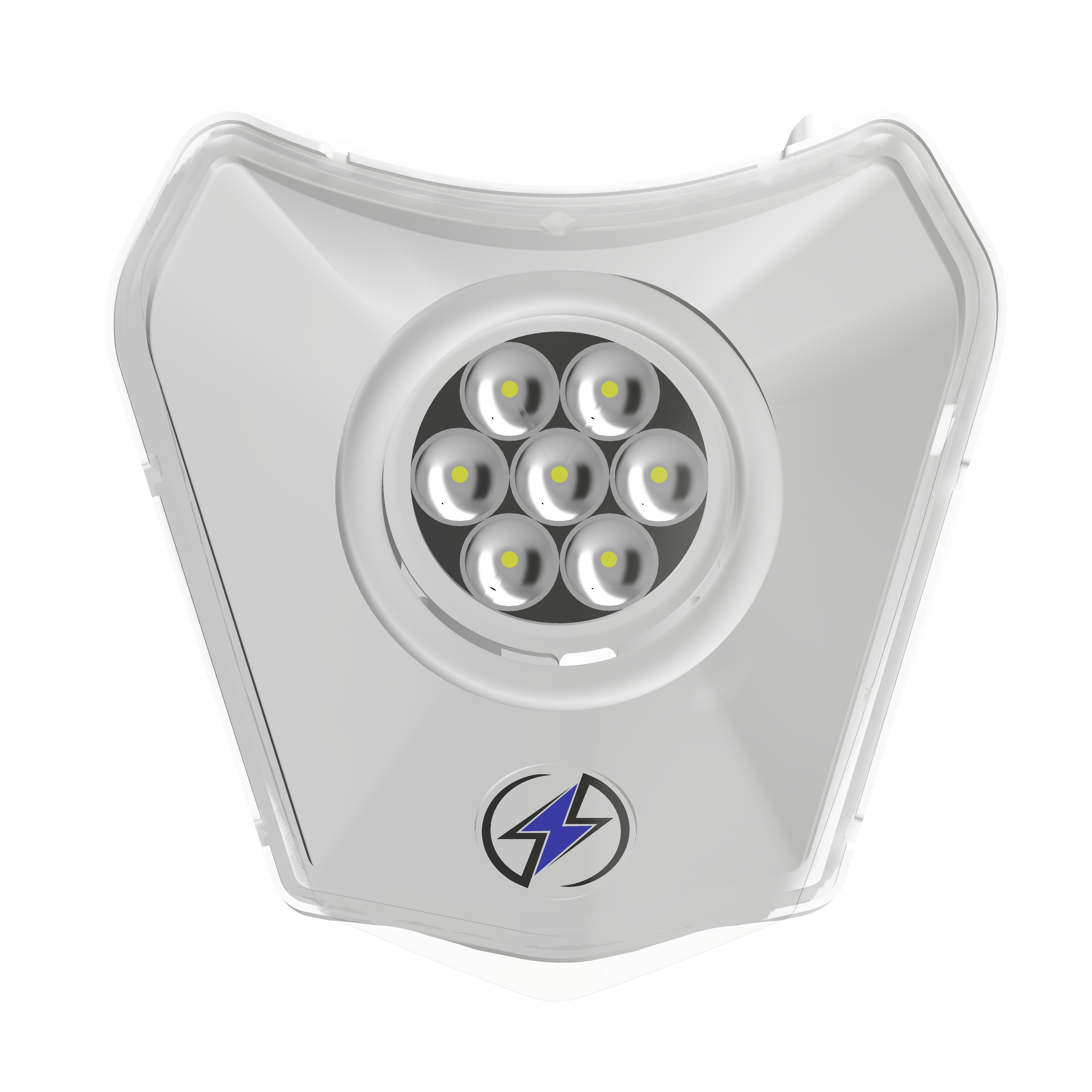 Faro 7 LED Angel Eye KTM Bianco