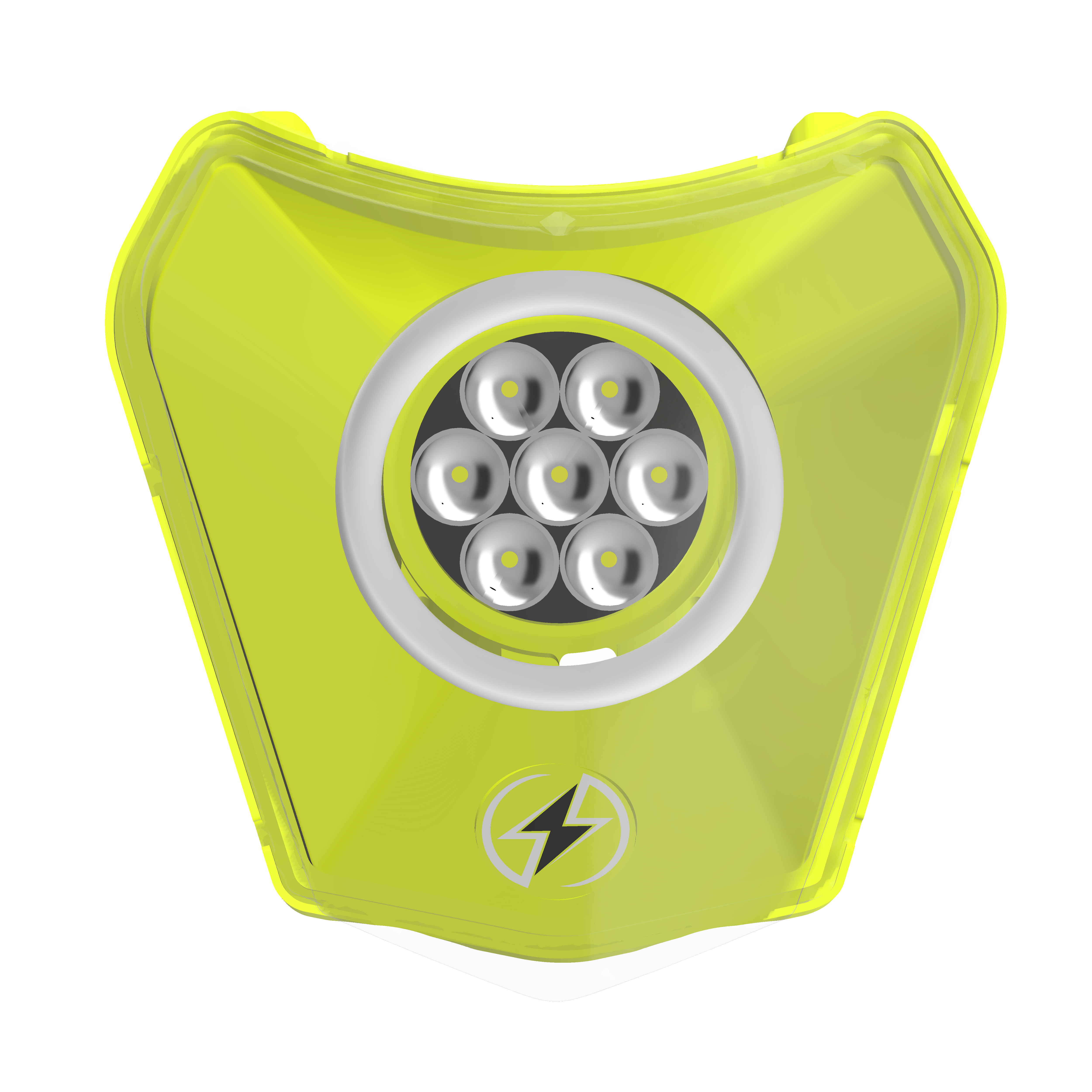 Faro 7 LED Angel Eye KTM Bianco
