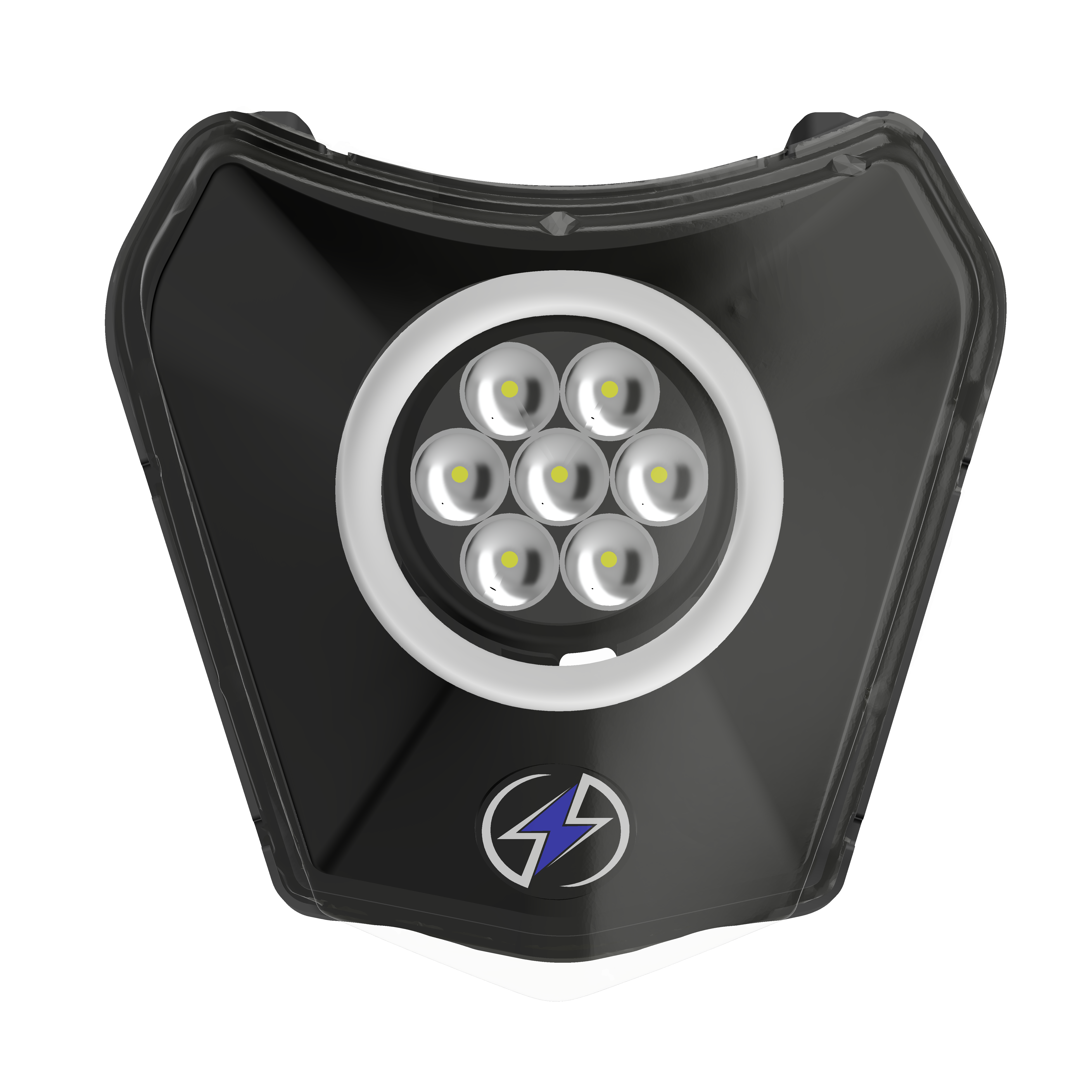 Faro 7 LED Angel Eye KTM Bianco